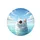 Majestic Fluffy White Cat Blue Eyes Turquoise Water Ripples Sky - Wildlife Lover Gift Spare Tire Cover - 4