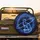 Electric Blue Feline Cosmic Sky Vehicle Decor Gift for Cat Lovers Spare Tire Cover - 2