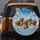 Five Golden Doodle Dogs with Cloud Sky View - Dog Lover Outdoor Vehicle Travel Gift Spare Tire Cover - 5