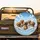 Five Golden Doodle Dogs with Cloud Sky View - Dog Lover Outdoor Vehicle Travel Gift Spare Tire Cover - 2