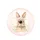 Fluffy Brown Bunny Daisy Wildflower - Spring Decor Gift for Bunny Lover Spare Tire Cover - 4