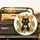 Black Cat Bubble Tea Golden Eye Geometric Shapes Starburst - Cat Lover Home Decor Gift Spare Tire Cover - 2