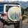 Pine Tree Forest Snow Landscape - Cold Weather Adventurer Gift Spare Tire Cover - 3