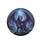 Purple Dragon Unfurled Wings Red Eyes Gnarled Trees Forest - Dragon Lover Home Decor Gift Spare Tire Cover - 4