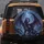 Purple Dragon Unfurled Wings Red Eyes Gnarled Trees Forest - Dragon Lover Home Decor Gift Spare Tire Cover - 5