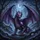 Purple Dragon Unfurled Wings Red Eyes Gnarled Trees Forest - Dragon Lover Home Decor Gift Spare Tire Cover - 6