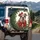 English Bulldog Puppy Red Bow Holly Wreath - Christmas Gift for Dog Lovers Spare Tire Cover - 3
