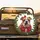 English Bulldog Puppy Red Bow Holly Wreath - Christmas Gift for Dog Lovers Spare Tire Cover - 2