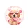 Golden Retriever Puppy Pink Sunglasses Valentine's Day Gift Dog Lover Spare Tire Cover - 4