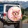 Golden Retriever Puppy Pink Sunglasses Valentine's Day Gift Dog Lover Spare Tire Cover - 3