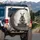 Ancient Stone Meditating Rat Prayer Gesture Lotus Flower - Zen Lifestyle Travel Gift Spare Tire Cover - 3