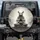 Ancient Stone Meditating Rat Prayer Gesture Lotus Flower - Zen Lifestyle Travel Gift Spare Tire Cover - 1