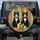 Tuxedo Cats Cocktail Glasses Vertical Color Blocks - Everyday Accessory for Cat Lover Spare Tire Cover - 1