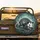 Grey Opossum Hissing Deep Forest Moonlit Branches - Wildlife Lover Gift Spare Tire Cover - 2