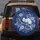 Realistic Opossum Toile Botanical Indigo Blue Flowers Berries - Wildlife Lover Gift Spare Tire Cover - 5