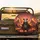 Devil Possum Fiery Hellscape - Dark Fantasy Gift for Adventure Seekers Spare Tire Cover - 2