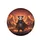 Devil Possum Fiery Hellscape - Dark Fantasy Gift for Adventure Seekers Spare Tire Cover - 4