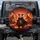 Devil Possum Fiery Hellscape - Dark Fantasy Gift for Adventure Seekers Spare Tire Cover - 1