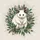 White Possum Flowering Branches Cream Blossoms Teal Leaves - Nature Lover Gift Spare Tire Cover - 6
