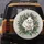 White Possum Flowering Branches Cream Blossoms Teal Leaves - Nature Lover Gift Spare Tire Cover - 5