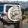Opossum Surrounded Botanical Flowers Foliage Branch - Wildlife Lover Gift Spare Tire Cover - 3