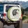 Opossum Opossums Welcome Geometric Floral - Wildlife Lover Gift for Opossum Lover Spare Tire Cover - 3