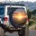 Golden Light Ray Sunrise Sunset Mountain Forest Landscape - Outdoor Lover Travel Essentials Spare Tire Cover - 3