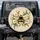 Bumblebee White Daisy Golden Swirls - Wildlife Lover Gift for Bee Lover Spare Tire Cover - 1