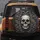 Dark Skull Silver Acanthus Baroque Floral - Gothic Home Decor Gift Spare Tire Cover - 5