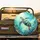 Teal Sea Turtle Golden Coral Swirling Currents Seascape - Wildlife Lover Gift Spare Tire Cover - 2