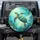 Teal Sea Turtle Golden Coral Swirling Currents Seascape - Wildlife Lover Gift Spare Tire Cover - 1