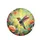 Vibrant Hummingbird Garden with Rich Flowers & Green Leaves - Wildlife Lover Gift Spare Tire Cover - 4