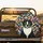 Tuxedo Cat Geometric Patchwork Home Decor Gift for Cat Lover Spare Tire Cover - 2