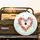 Watercolor Floral Heart Daisies Cosmos Wildflowers Small Hearts - Home Decor Gift for Garden Lover Spare Tire Cover - 2