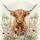 Highland Cow Wildflower Meadow - Farmhouse Home Decor Gift for Cow Lover Spare Tire Cover - 6