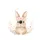 Fluffy Bunny Daisy Crown Spring Flowers - Spring Decor Gift for Bunny Lover Spare Tire Cover - 4