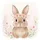 Fluffy Bunny Daisy Crown Spring Flowers - Spring Decor Gift for Bunny Lover Spare Tire Cover - 6