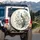 Peacock Peony Camellia Botanical - Wildlife Lover Home Decor Gift Spare Tire Cover - 3