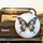 Butterfly Wing Floral Lace Organic Splashes Wisps - Home Decor Gift for Butterfly Lover Spare Tire Cover - 2