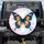 Butterfly Wing Floral Lace Organic Splashes Wisps - Home Decor Gift for Butterfly Lover Spare Tire Cover - 1
