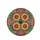 Kaleidoscopic Sunflower Mandala Floral Mosaic - Boho Lifestyle Gift for Yoga Lover Spare Tire Cover - 4