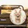 Brown Bunny Daisy Flower Crown, Scattered Florals - Wildlife Lover Gift Spare Tire Cover - 2