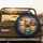Diverse Stylized Cats Golden Stars Night Sky - Home Decor Gift for Cat Lover Spare Tire Cover - 2