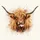 Highland Cow Pink Tongue - Farmhouse Decor Gift for Cow Lover Spare Tire Cover - 6