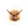 Highland Cow Pink Tongue - Farmhouse Decor Gift for Cow Lover Spare Tire Cover - 4