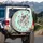 Clustered Cartoon Chickens Hens Farm - Farmhouse Home Decor for Chicken Lover Spare Tire Cover - 3