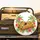 Golden Hard Shell Tacos Palm Fronds Hibiscus - Tropical Lifestyle Gift Spare Tire Cover - 2