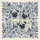 Delftware Porcelain Pug Dogs Chinoiserie Blue Floral - Dog Lover Home Decor Gift Spare Tire Cover - 6