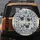 Delftware Porcelain Pug Dogs Chinoiserie Blue Floral - Dog Lover Home Decor Gift Spare Tire Cover - 5