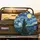 Starry Night Village Crescent Moon Cypress Tree - Cosmic Lover Gift Spare Tire Cover - 2